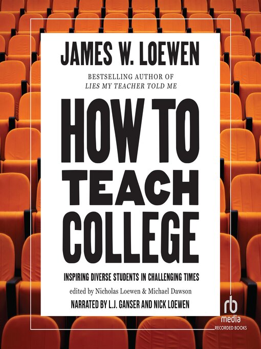 Title details for How to Teach College by James W. Loewen - Wait list